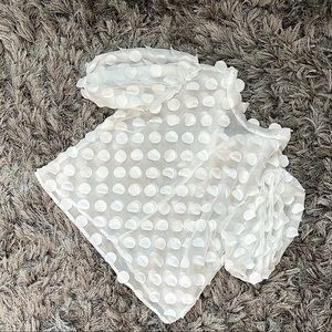 See Through Polka Dot Shirt